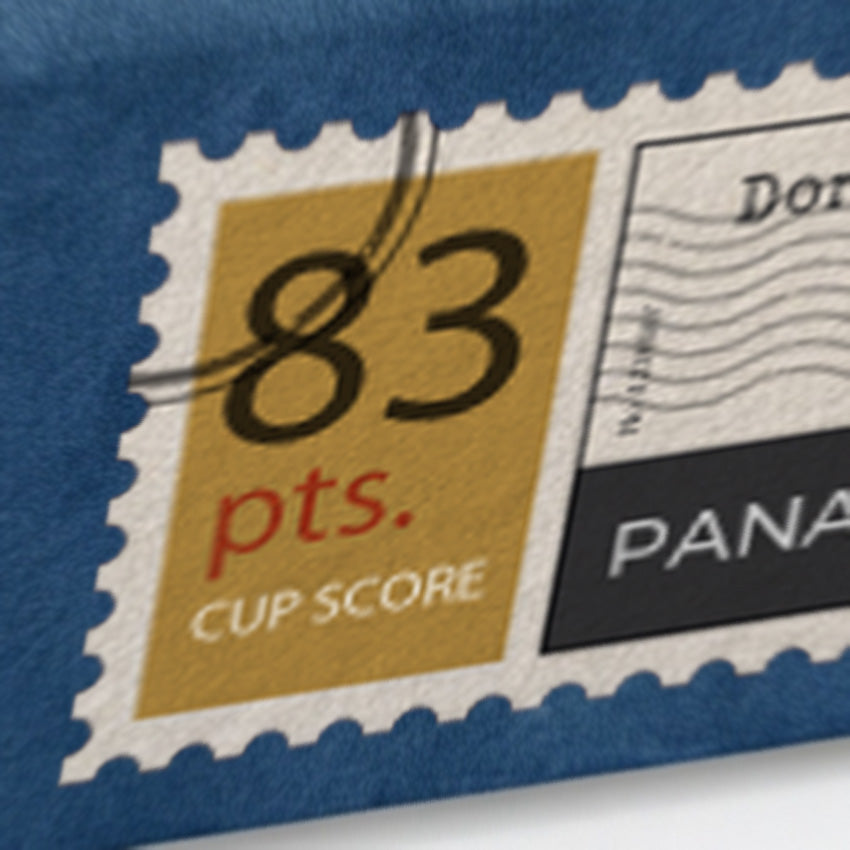 Double Lid - Hexagonal Box with Handle + Stamp Label for Rarities Coffee