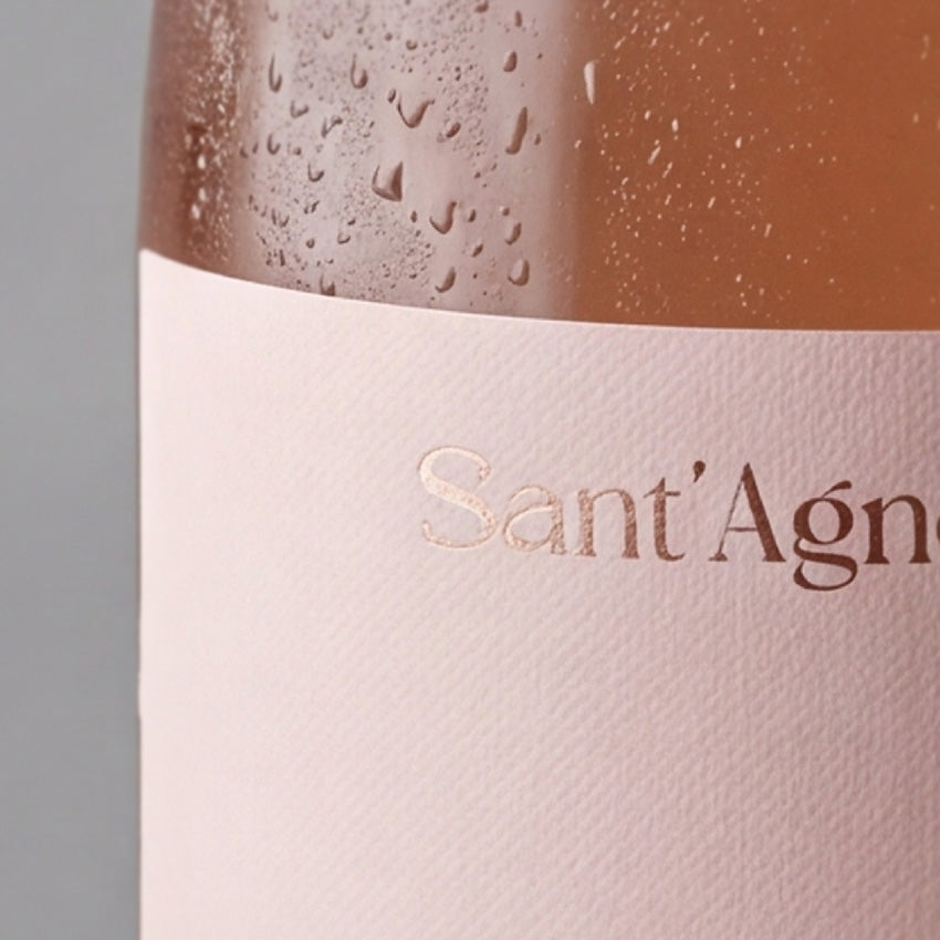 High-End Label - For Champagne bottles