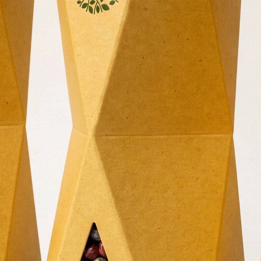 Poligonal Tuck-End Box (with cutout window) - For Spices & Herbs