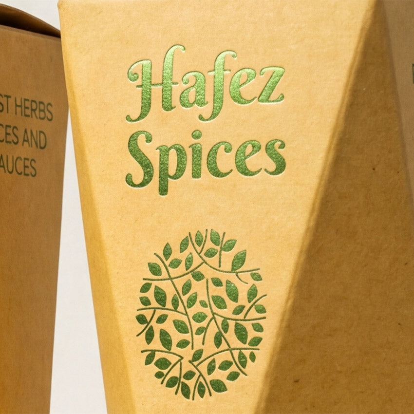 Poligonal Tuck-End Box (with cutout window) - For Spices & Herbs
