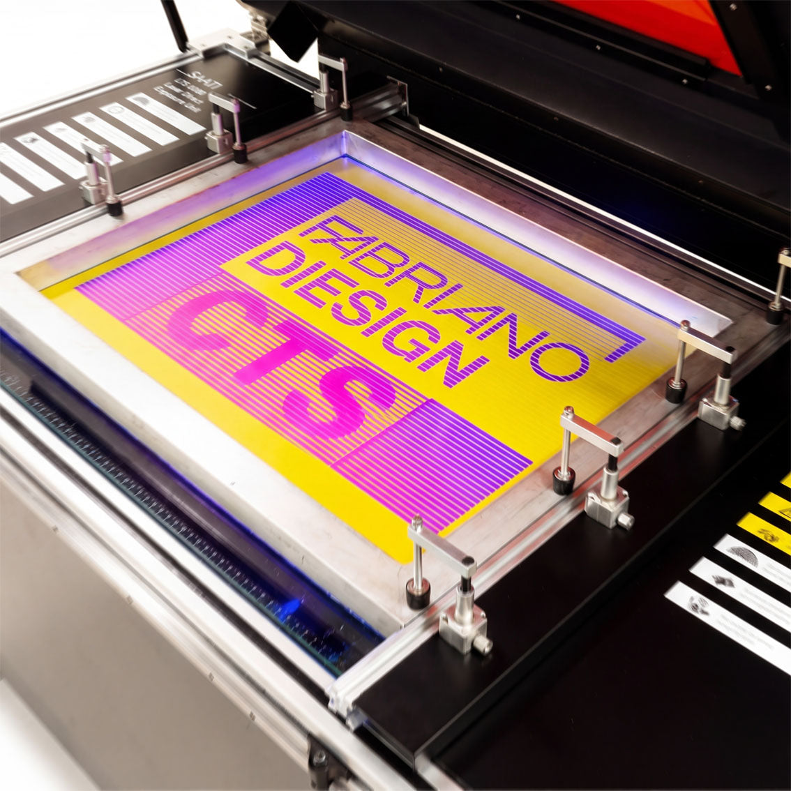 Flat Screen printing screens+frame (price/cm2)