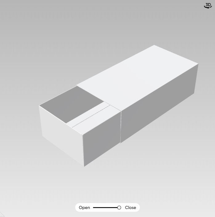 Sleeve and Tray Box + Interlocking Cutout Nest - For Dietary Supplements