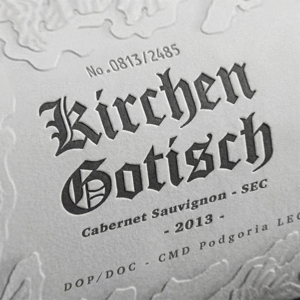 Hi-End  Triple Layer Label - For Grand Reserve Wine + Neck label