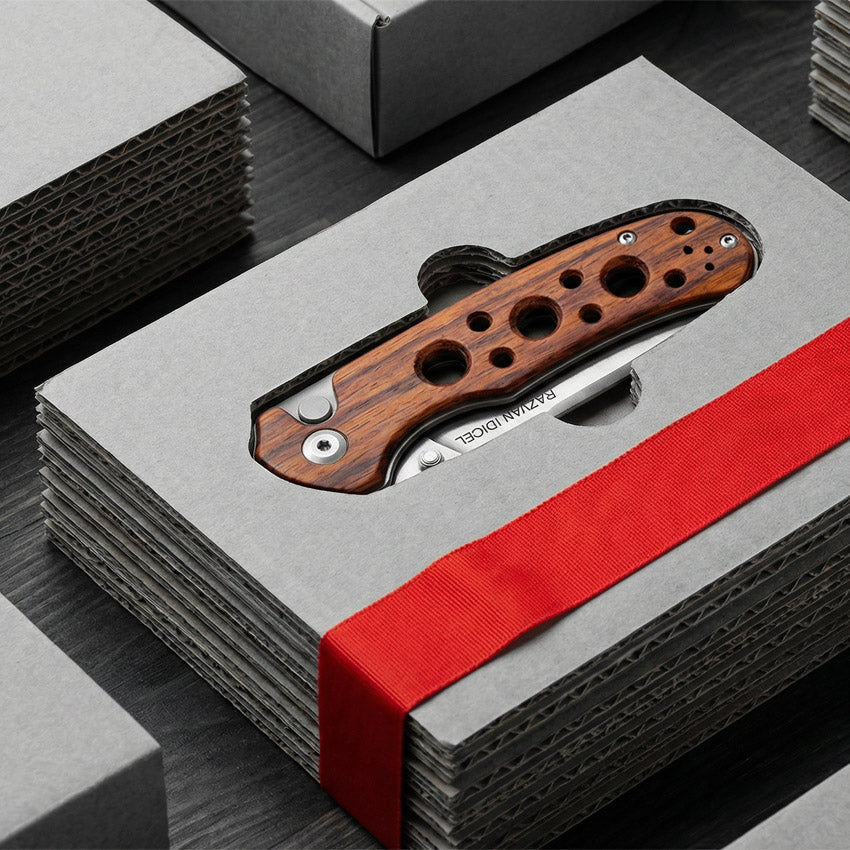 Corrugated  Nest Packaging with Ribbon - For Penknife