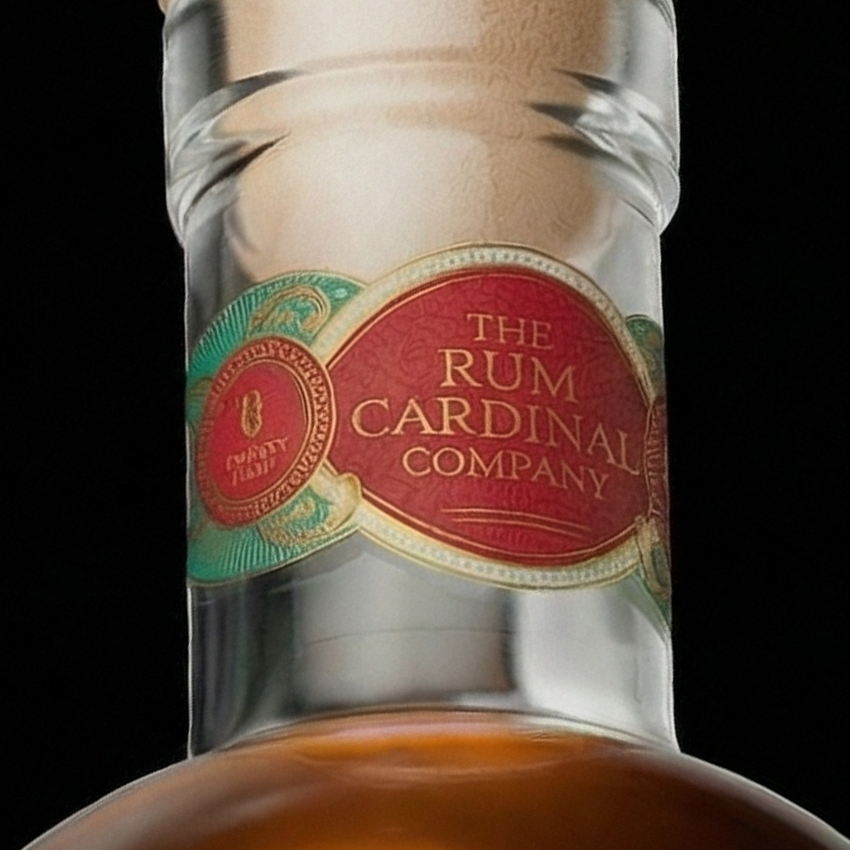 Custom label - For rum bottles