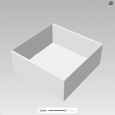 Bulky Lid Box + Cardboard criss-cross insert&nbsp; - For 9 Praline
