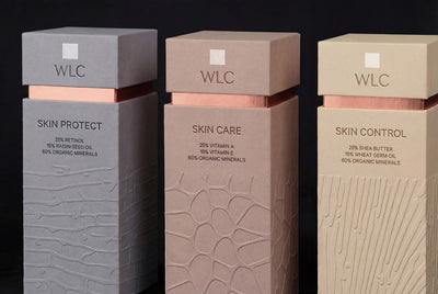 Double Lid - Box for Skin Care + Stamp Label + Self Adhesive Label (for Bottle)