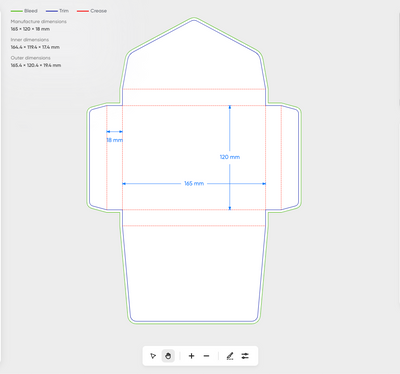 Envelope  Box + Insert Tag (with double tape seal) - For Rarities Origin Chocolate