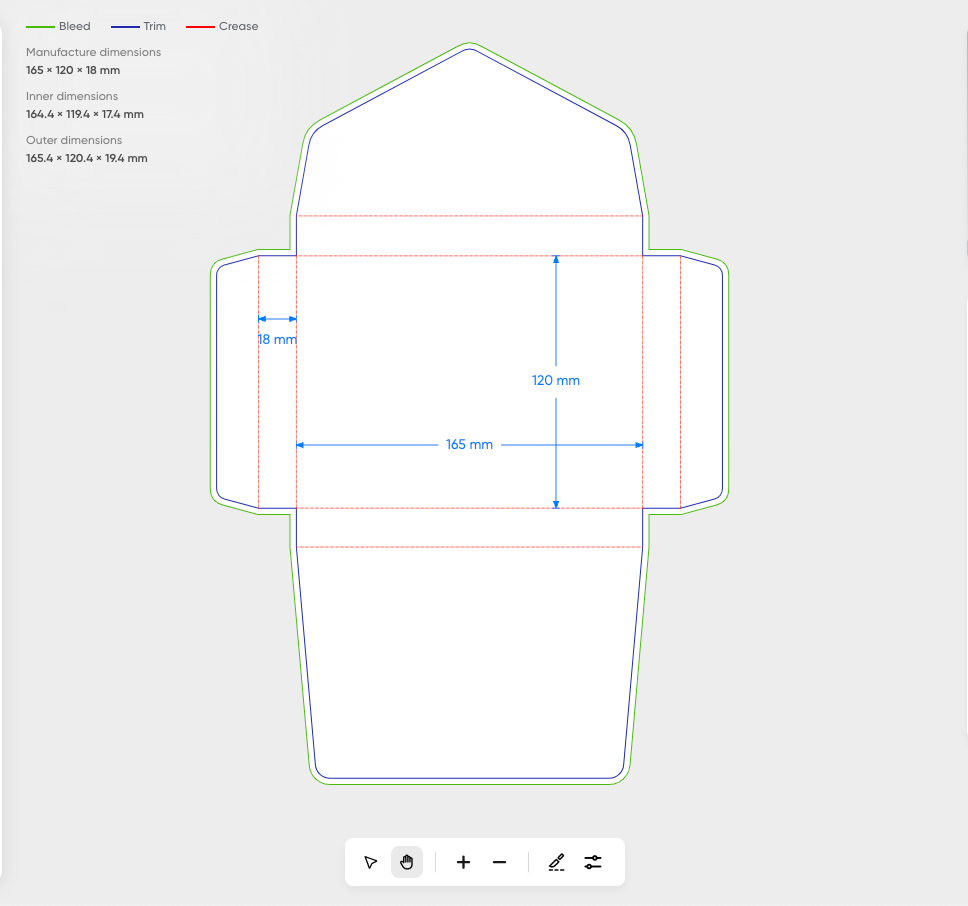 Envelope  Box + Insert Tag (with double tape seal) - For Rarities Origin Chocolate