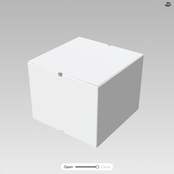 Folding Polygonal Box+Auto-locking Cutout Nest+Self Adhesive Label (for Bottle) - For Home Fragrance