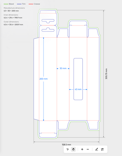 Hanging - Window Tuck End Box - Packaging - For Cooking Knife