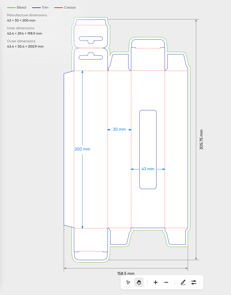 Hanging - Window Tuck End Box - Packaging - For Cooking Knife