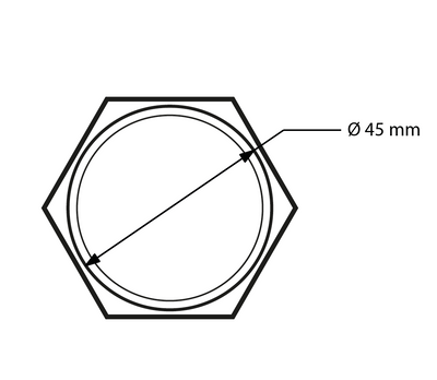 Hexagonal Lid Box - For 10 Specialty Coffee Capsules