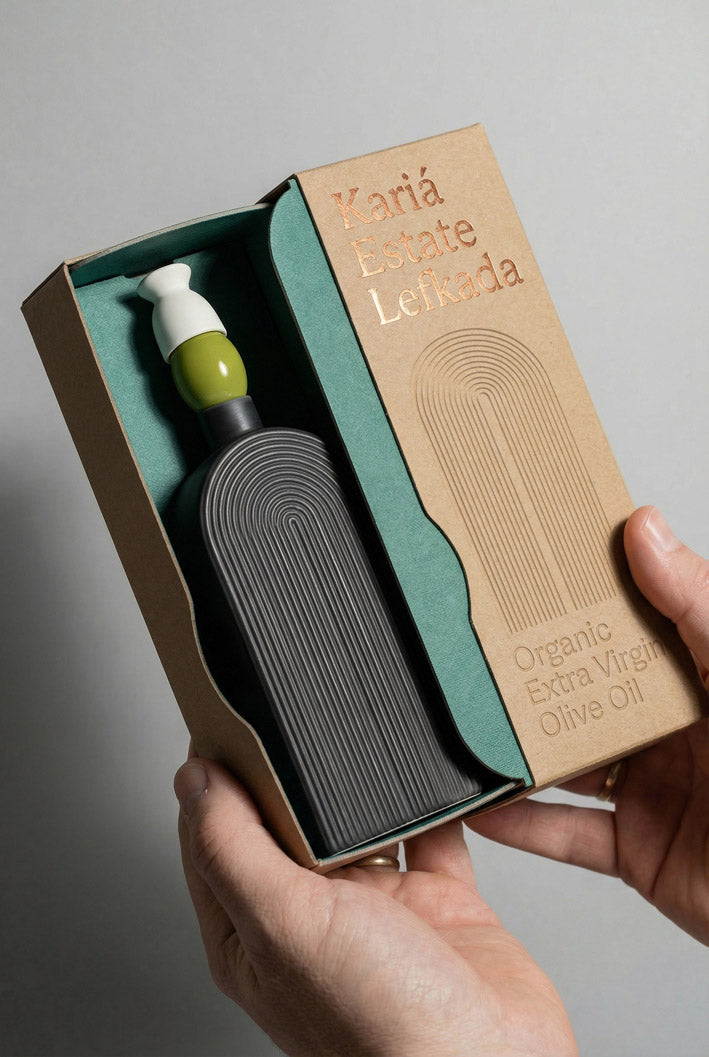 Tray Box + Insert Sleeve - For Limited-Edition  Extra Virgin Olive Oil