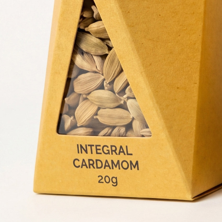 Poligonal Tuck-End Box (with cutout window) - For Spices & Herbs