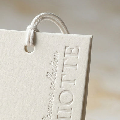 Etichete duble premium pentru atârnare - Pentru ateliere de croitorie la comandă și personalizată (producători de îmbrăcăminte)