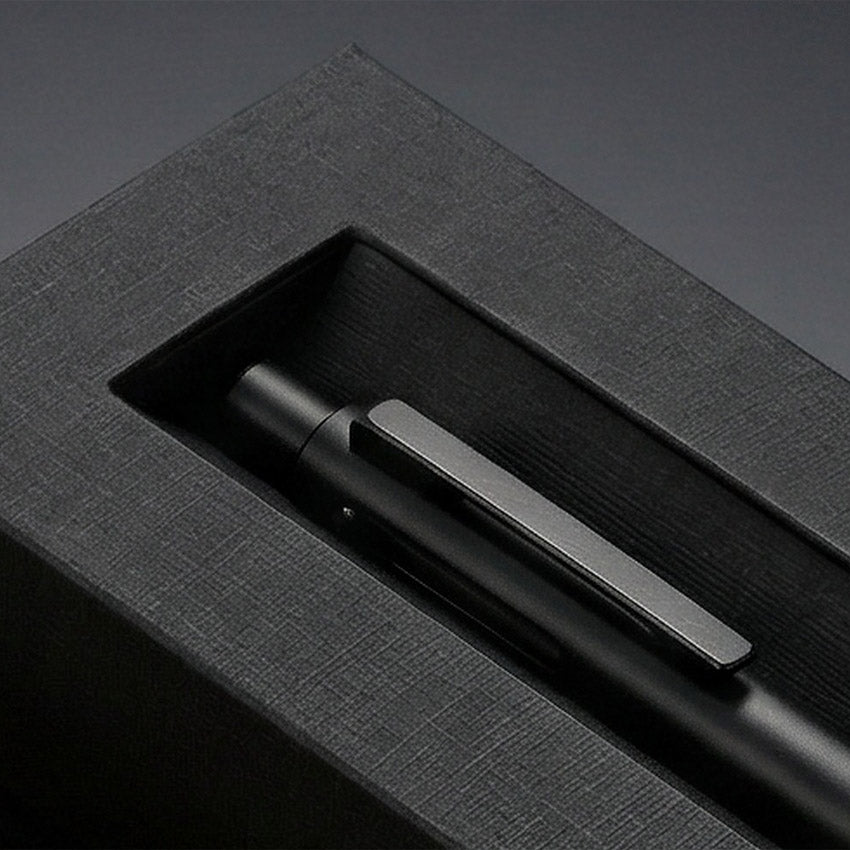 Rigid Sleeve Drawer Box  with window + Interlocking Nest - For Exclusive Pen