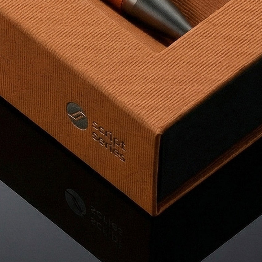 Rigid Sleeve Drawer Box  with window + Interlocking Nest - For Exclusive Pen
