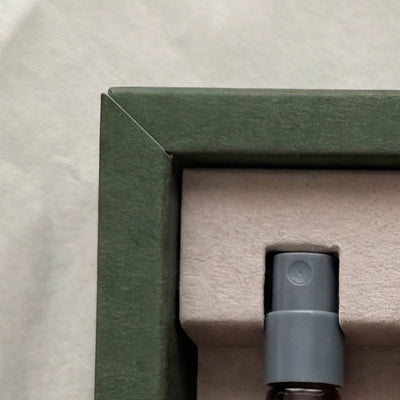 Sleeve and Tray Box + Interlocking Cutout Nest -  For Eau de perfume / Atomiser vials
