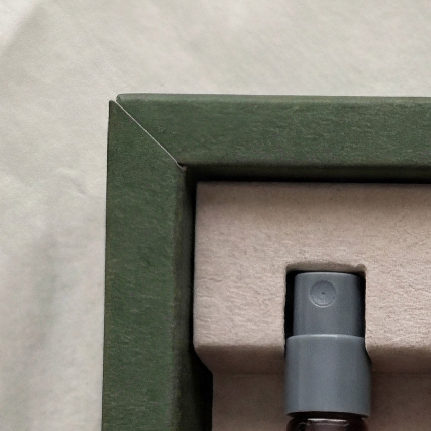 Sleeve and Tray Box + Interlocking Cutout Nest -  For Eau de perfume / Atomiser vials