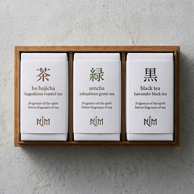 Sleeve & FlipTop Box + Wood Gift Box - For Speciality Tea (gift package)