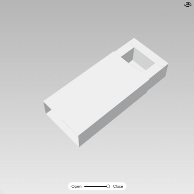 Sleeve and Tray Box with Window Insert + Interlocking Cutout Nest + Self Adhesive Label (for Bottle) - For Limited Edition Perfume