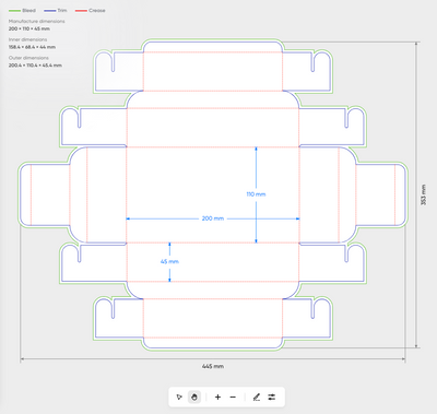 Sleeve and Tray Box with Window Insert + Interlocking Cutout Nest + Self Adhesive Label (for Bottle) - For Limited Edition Perfume