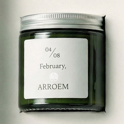 Sleeve and Tray Box + Interlocking Cutout Nest + Self Adhesive Label (for Bottle) - For Exclusive Scented Candle