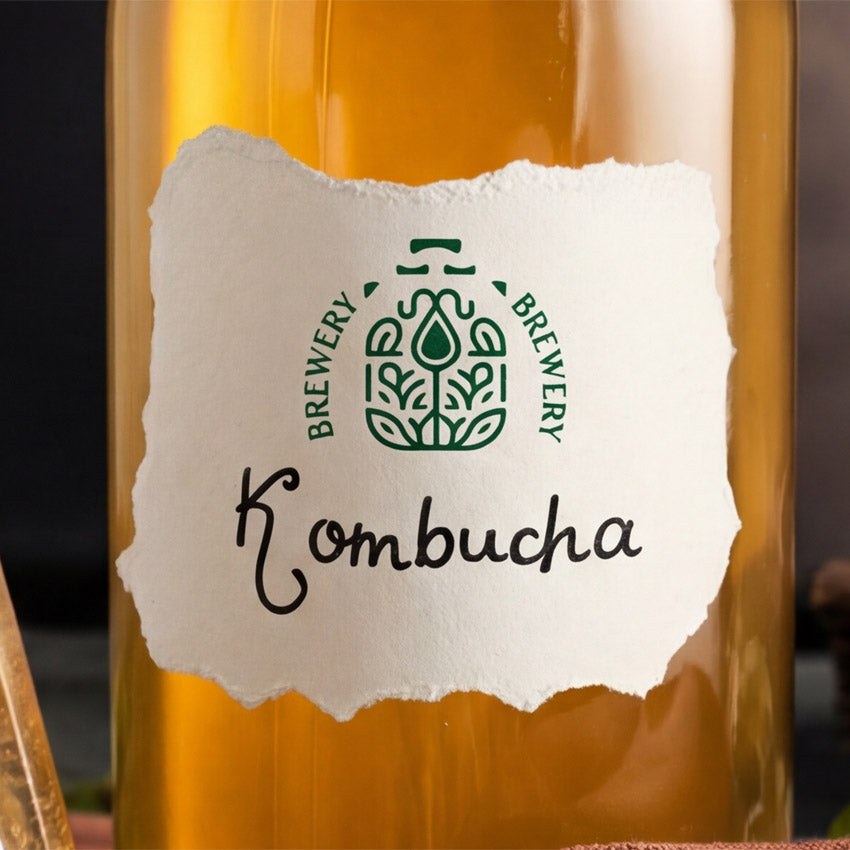 Unique Label - For Kraft Brewery Kombucha