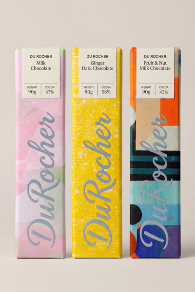 Wrapper+Stamp Label Packaging - For Speciality Chocolate