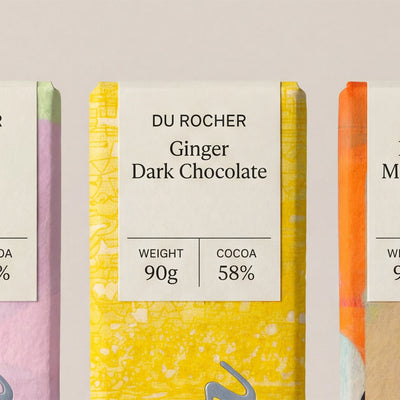 Wrapper+Stamp Label Packaging - For Speciality Chocolate