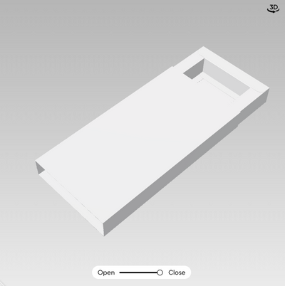 Tray Box + Cardboard criss-cross insert  with Debossed Stamp Label - For 15 Praline