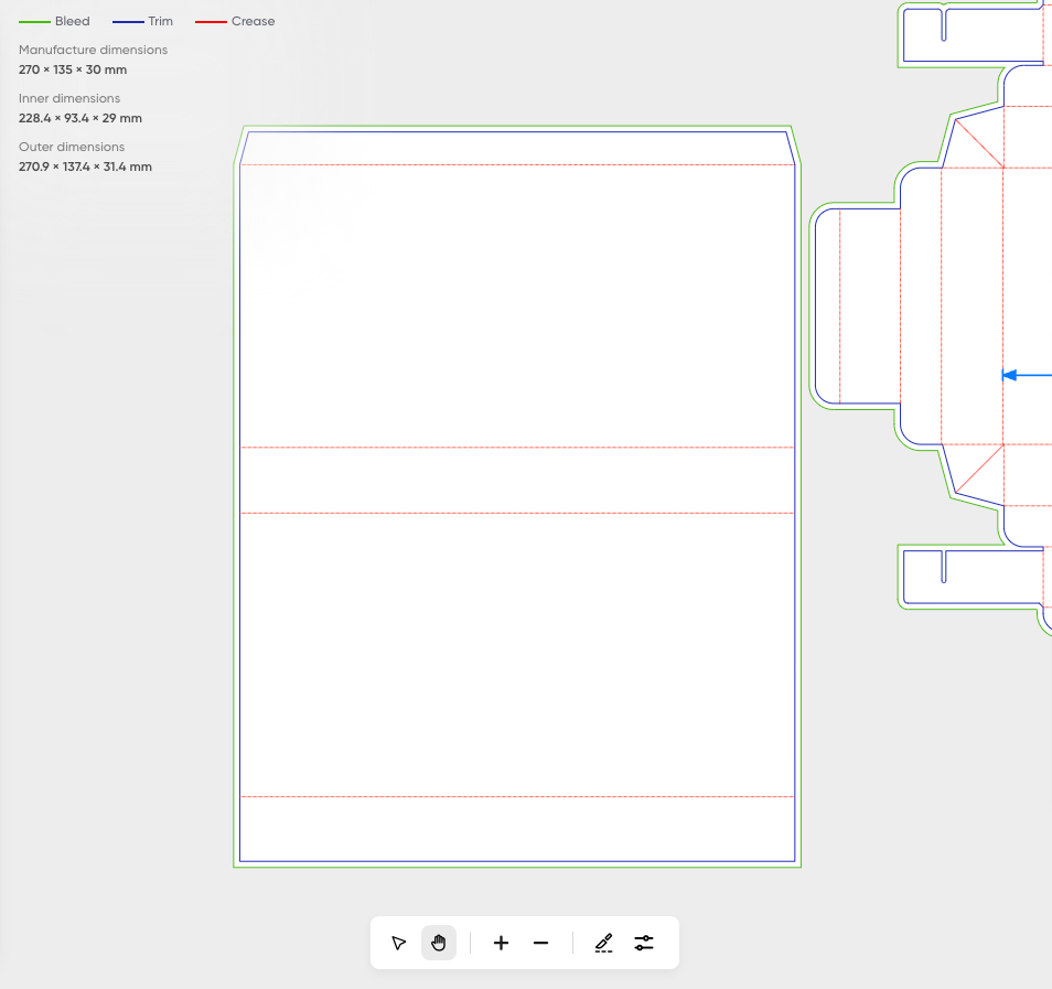 Tray Box + Cardboard criss-cross insert  with Debossed Stamp Label - For 15 Praline