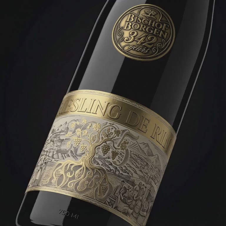 Exclusive Label - For Grand Reserve Wine + Circular medallion label