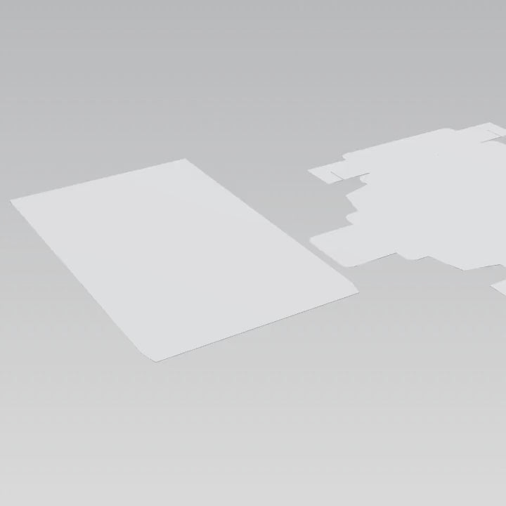 Sleeve and Tray Box with Window Insert + Interlocking Cutout Nest + Self Adhesive Label (for Bottle) - For Limited Edition Perfume